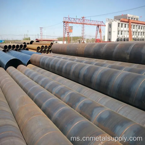 Q235/Q345 SSAW Paip keluli yang dikimpal lingkaran diameter besar